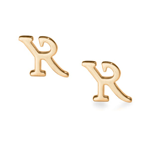 Signature Studs in Yellow Gold